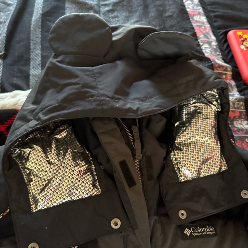 Columbia Black Puffer Jacket - Picture 3 of 4